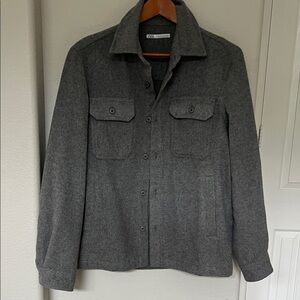 Zara Men's Gray Shirt Jacket
